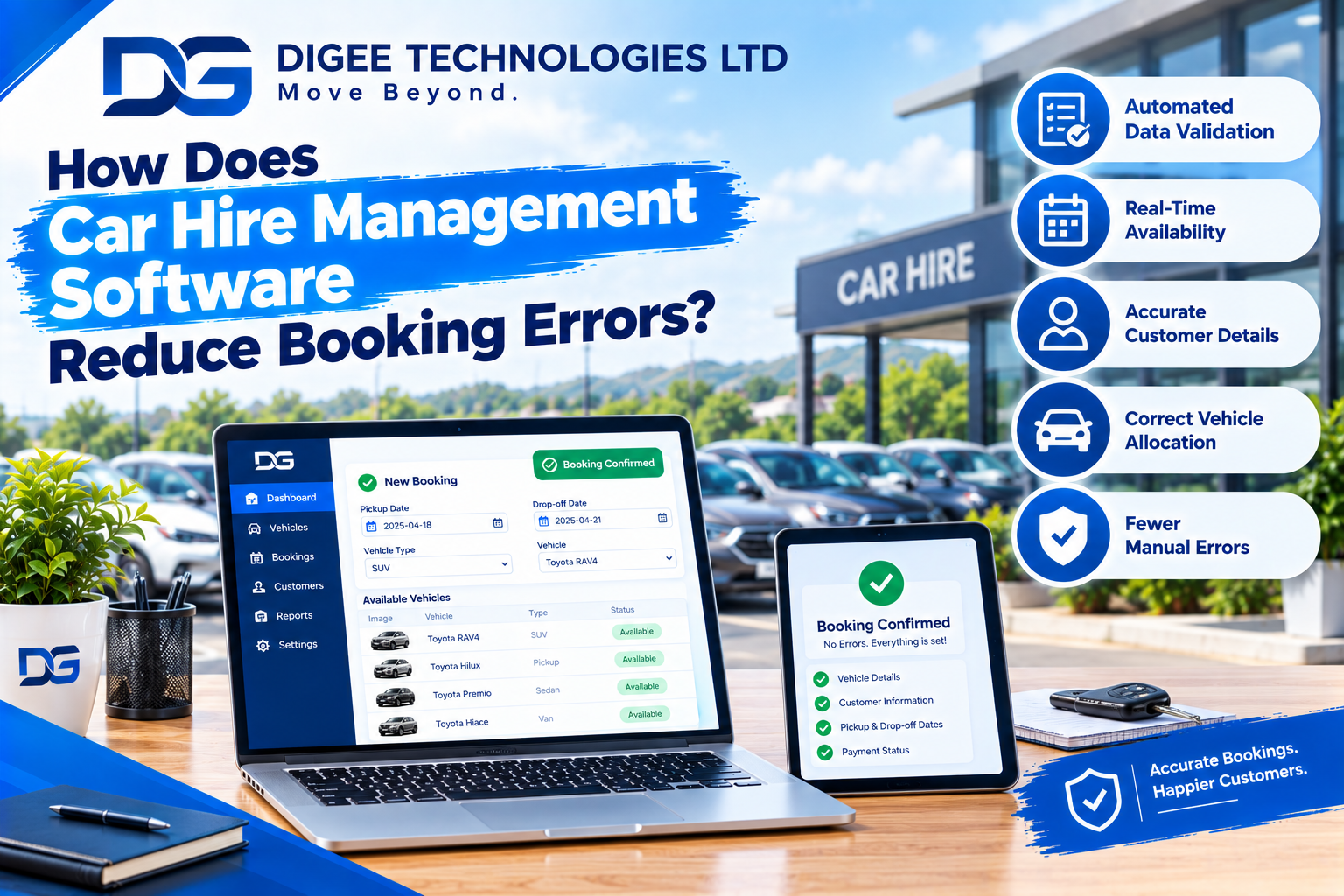Read more about the article How Does Car Hire Management Software Reduce Booking Errors?