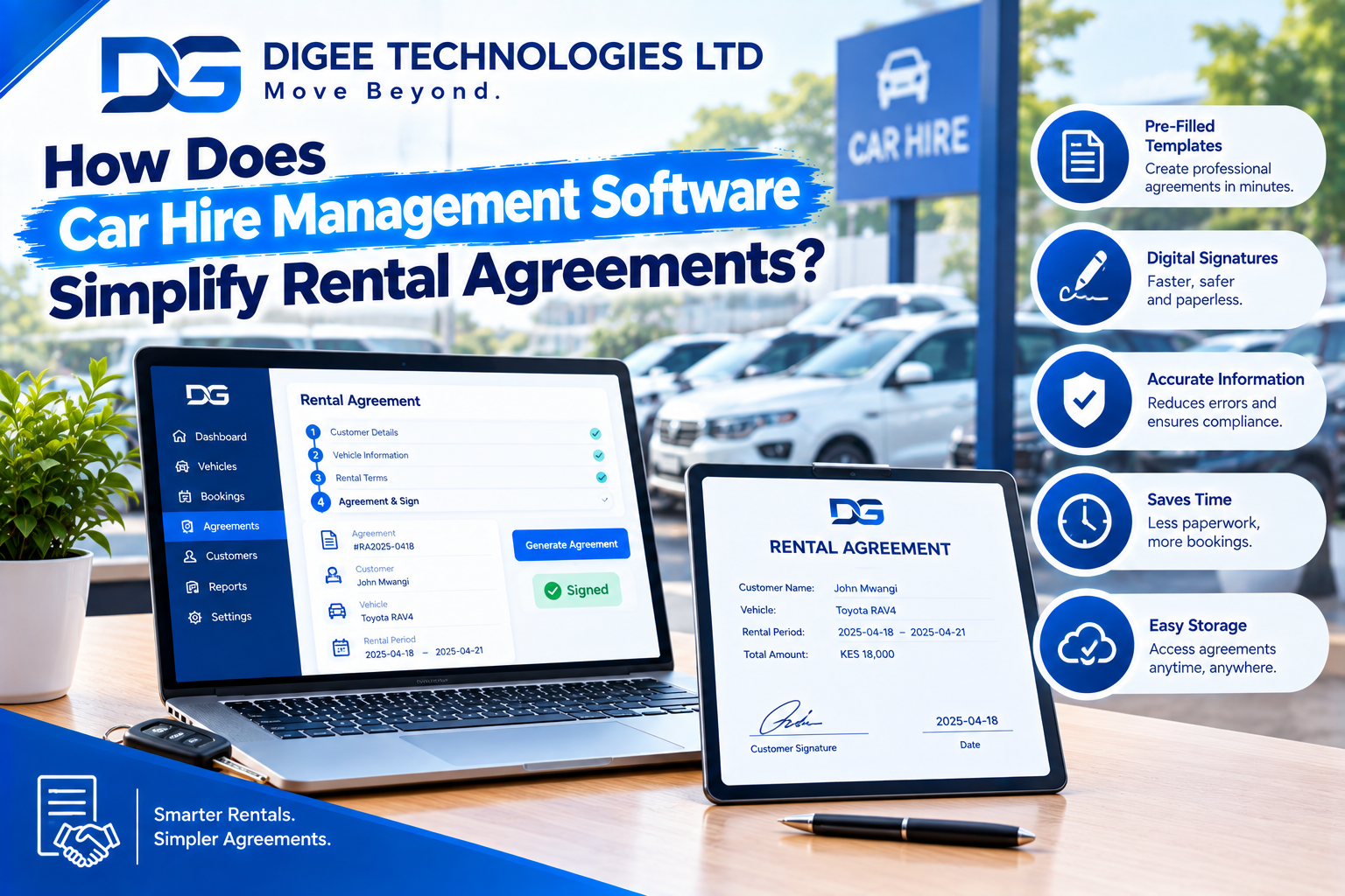 Read more about the article How Does Car Hire Management Software Simplify Rental Agreements?