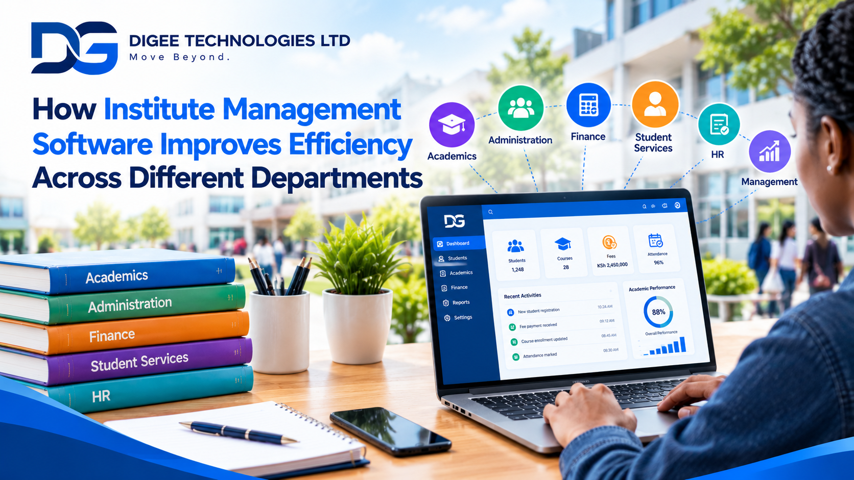 Read more about the article How Institute Management Software Improves Efficiency Across Different Departments