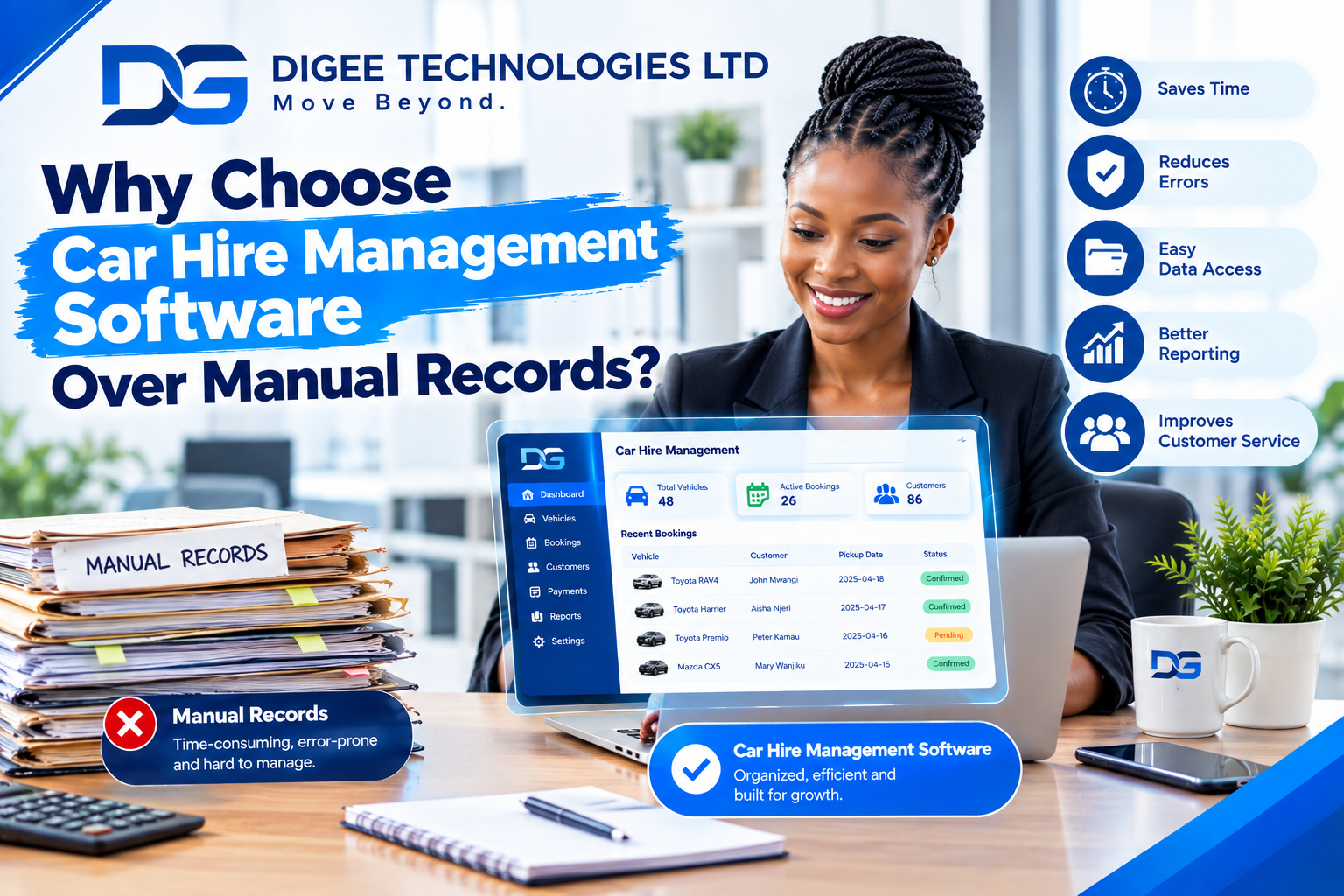 Read more about the article Why Choose Car Hire Management Software Over Manual Records?