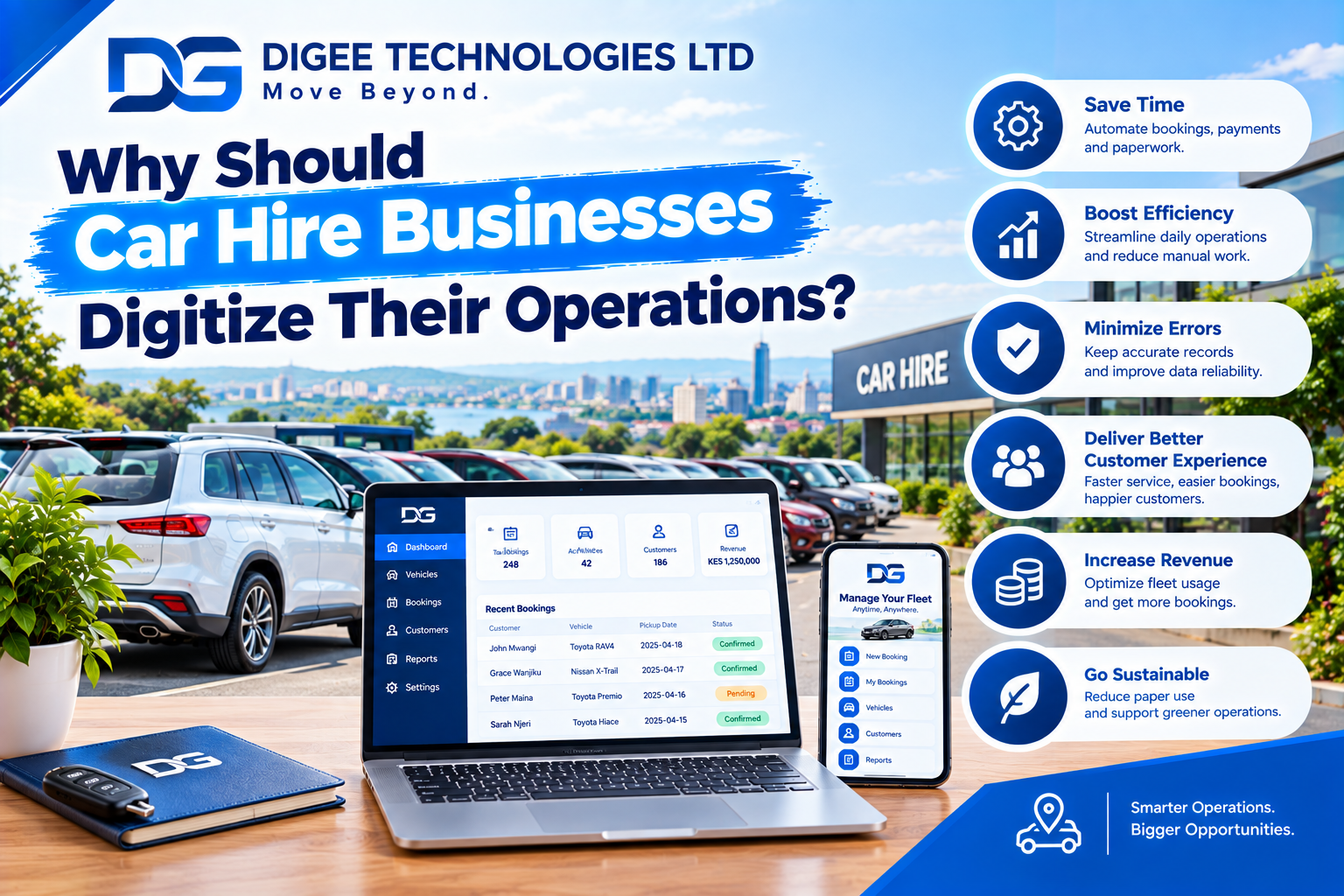 Read more about the article Why Should Car Hire Businesses Digitize Their Operations?
